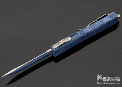 Microtech Custom Knife Ultratech T/E Blue Camo Prototype - Image 4