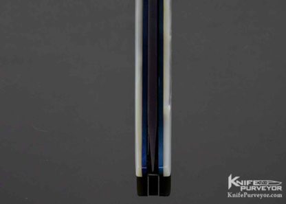 Milos Kislinger Custom Knife Zirconium & Mother of Pearl Linerlock Flipper - Image 3