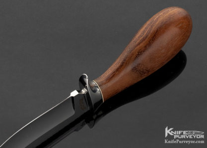 Ray Beers Custom Knife Curtis Scrimshaw Rosewood 10 Year Anniversary Knife - Image 3