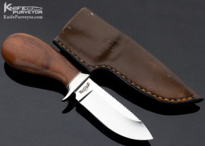 Ray Beers Custom Knife Curtis Scrimshaw Rosewood 10 Year Anniversary Knife - Image 6
