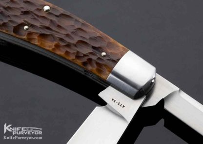 Reese Bose Custom Knife Jigged Bone 2 Blade Dog Leg Jack Slip Joint - Image 3
