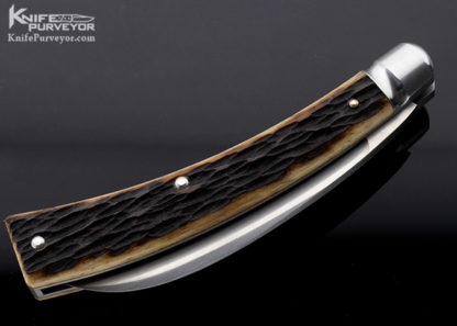 Reese Bose Custom Knife Jigged Bone Gardeners with Federal Shield - Image 7