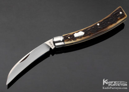 Reese Bose Custom Knife Jigged Bone Gardeners with Federal Shield - Image 5