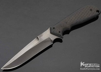 Rob Patton Custom Knife Carbon Fiber Fighter - Image 4