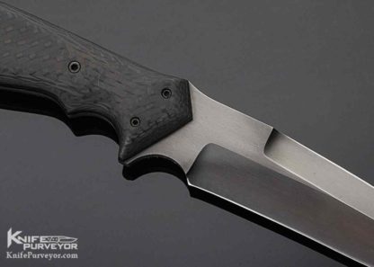 Rob Patton Custom Knife Carbon Fiber Fighter - Image 2