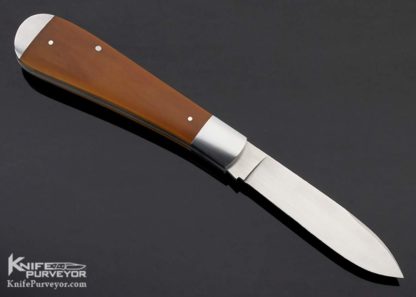 Calvin Robinson Custom Knife Double Bolster Micarta Slipjoint - Image 7