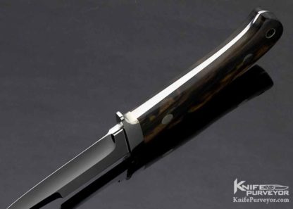 S.R. Johnson Custom Knife Macassar Ebony Gents Chute Knife - Image 3