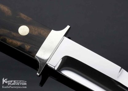 S.R. Johnson Custom Knife Macassar Ebony Gents Chute Knife - Image 6