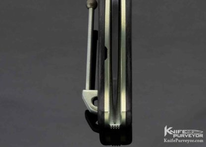 Sal Manaro Custom Knife Deluxe Rush Lightning Strike Carbon Fiber Linerlock - Image 8