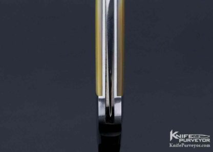 Scott Sawby Custom Knife Gold Lip Pearl Self Lock - Image 8