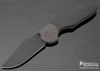 Stan Wilson Custom Knife Parkerized Steel & G10 Non Flipper Flipper