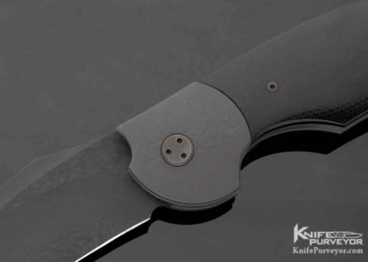 Stan Wilson Custom Knife Parkerized Steel & G10 Non Flipper Flipper - Image 7