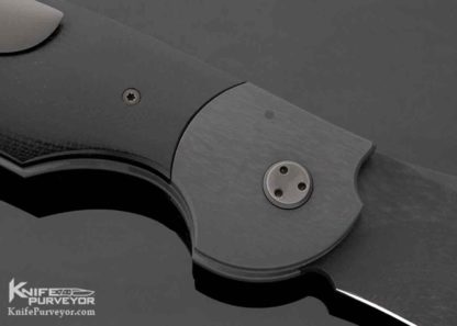 Stan Wilson Custom Knife Parkerized Steel & G10 Non Flipper Flipper - Image 5