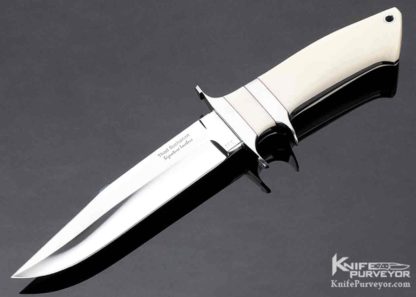Thad Buchanan Custom Knife Mammoth "Signature Loveless" "Jr. Bear" Subhilt Fighter