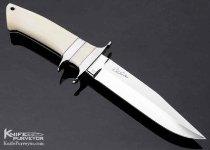 Thad Buchanan Custom Knife Mammoth "Signature Loveless" "Jr. Bear" Subhilt Fighter - Image 2