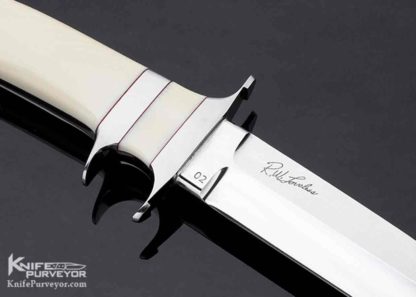 Thad Buchanan Custom Knife Mammoth "Signature Loveless" "Jr. Bear" Subhilt Fighter - Image 3