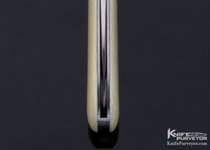 Tony Bose Custom Knife Goat Horn Slip Joint Swayback Jack Gent's Knife With Shield Escutcheon - Image 8