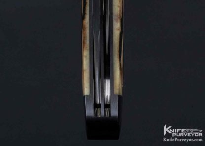 Tony Bose Custom Knife Stag 2 Blade Slip Joint with Oval Escutcheon #2 - Image 8