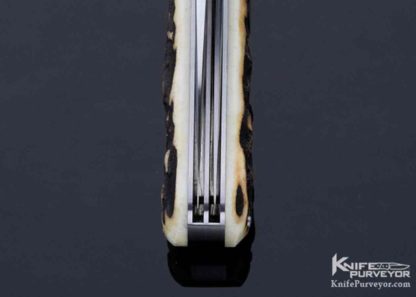 Tony Bose Custom Knife Stag 2 Blade "Wharncliffe Trapper" Slipjoint - Image 8