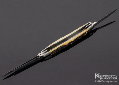 Tony Bose Custom Knife Stag 3 Blade Jr. Stockman Slip Joint #4 - Image 4