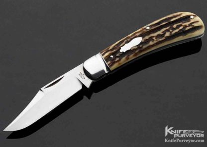 Tony Bose Custom Knife Stag "Lanny's Clip" Slip Joint - Image 3