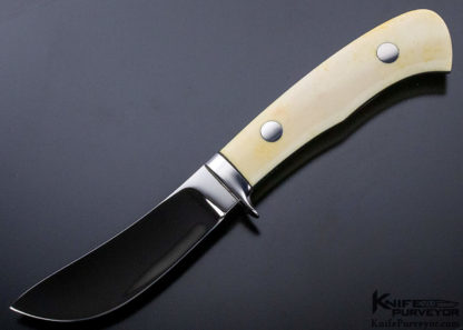 George Herron Custom Knife A. Ford Scrimshawed 1977 #1361
