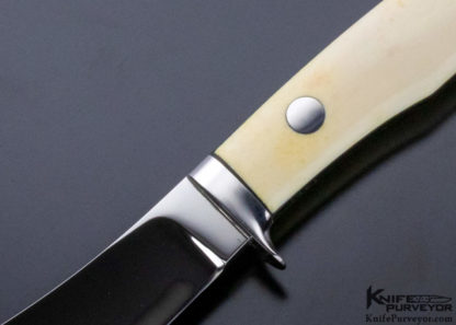 George Herron Custom Knife A. Ford Scrimshawed 1977 #1361 - Image 4