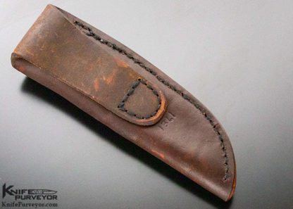 George Herron Custom Knife A. Ford Scrimshawed 1977 #1361 - Image 9