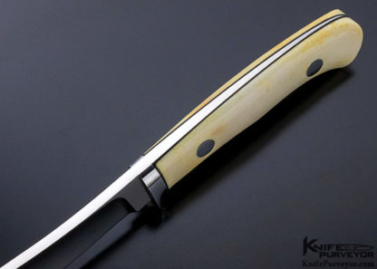 George Herron Custom Knife A. Ford Scrimshawed 1977 #1361 - Image 2