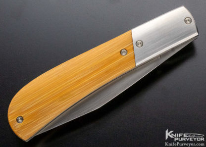 A.T. Barr Custom Knife Bamboo Linerlock - Image 5