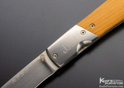 A.T. Barr Custom Knife Bamboo Linerlock - Image 2