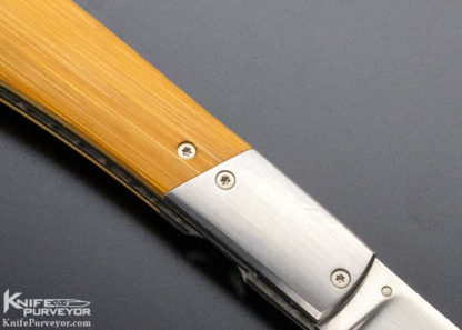 A.T. Barr Custom Knife Bamboo Linerlock - Image 7