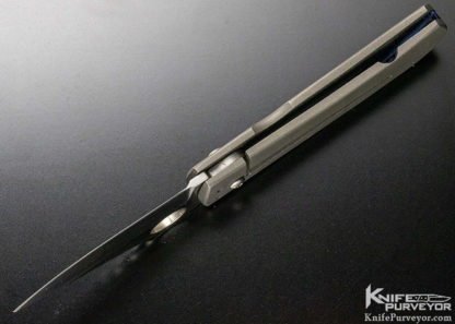 A.T. Barr Custom Knife One-Eyed Jack Titanium Frame Lock - Image 2