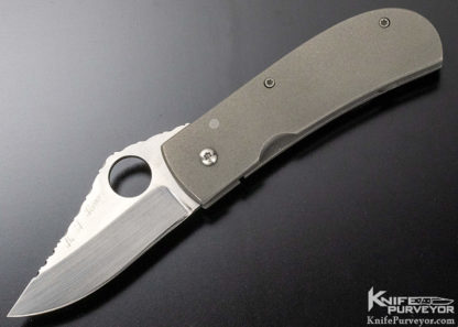 A.T. Barr Custom Knife One-Eyed Jack Titanium Frame Lock - Image 6