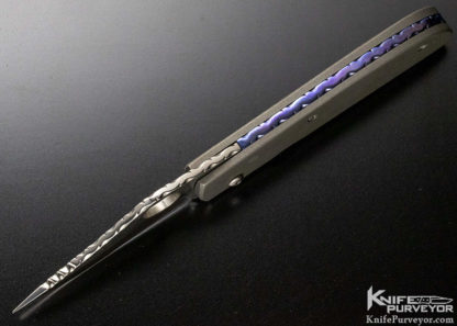 A.T. Barr Custom Knife One-Eyed Jack Titanium Frame Lock - Image 8