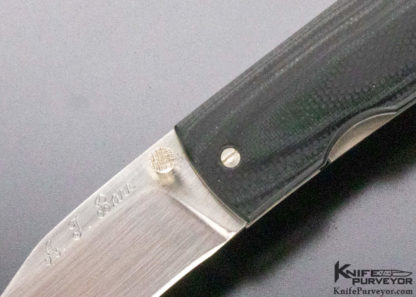 A.T. Barr Custom Knife "Utility" Black G-10 Linerlock - Image 7