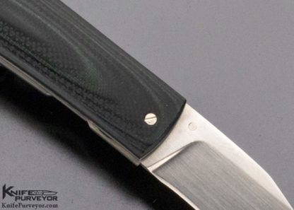 A.T. Barr Custom Knife "Utility" Black G-10 Linerlock