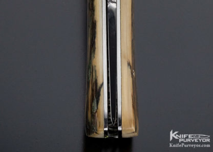 AA Sanders Custom Knife Double Action Automatic Engraved Trapdoor Midlock - Image 8