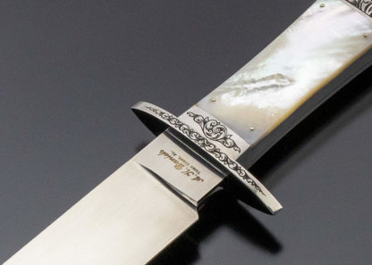 Alex Daniels Custom Knife California Bowie with Scabbard - Image 3