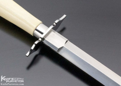 Alex Daniels Custom Knife Walrus Gentleman's Dagger with Scabbard - Image 2