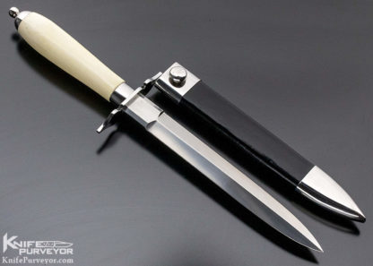 Alex Daniels Custom Knife Walrus Gentleman's Dagger with Scabbard - Image 6