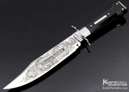 Alex Daniel Custom Knife Ebony Arkansas Toothpick - Image 8