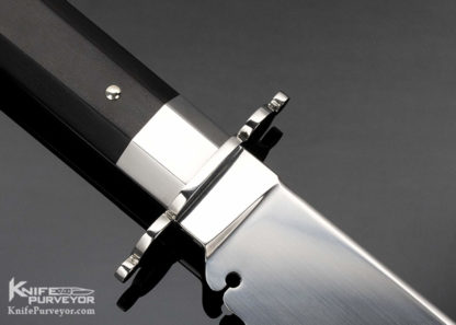 Alex Daniel Custom Knife Ebony Arkansas Toothpick - Image 3