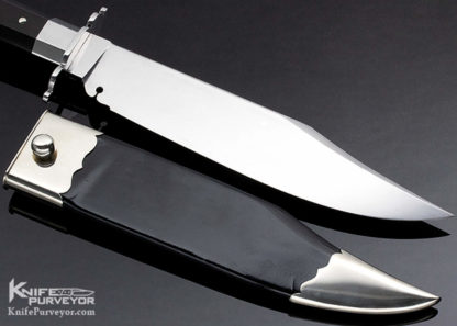 Alex Daniel Custom Knife Ebony Arkansas Toothpick - Image 6