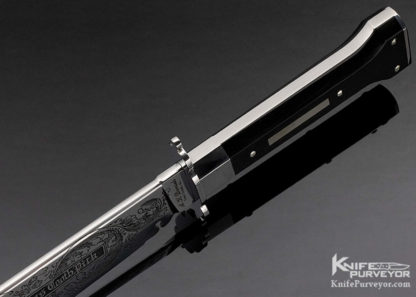 Alex Daniel Custom Knife Ebony Arkansas Toothpick - Image 7