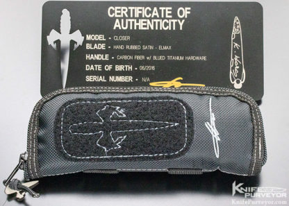 Marfione Custom Knife Koji Hara "Closer" Flipper - Image 7