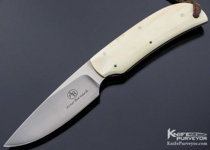 Arno Brenard Custom Knife "Wild Dog" Scavenger Warthog Tusk 10012 Open