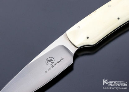 Arno Benard Custom Knife "Wild Dog" Scavenger Warthog Tusk - Image 2
