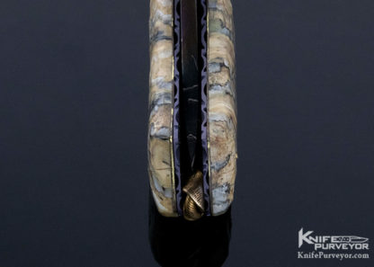 Arthur Whale Custom Knife Mokume & Mosaic Damascus Linerlock - Image 8