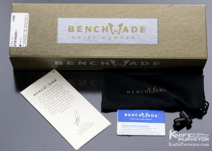Benchmade 908-161 Gold Series Stryker Damasteel Red Carbon Fiber - Image 10